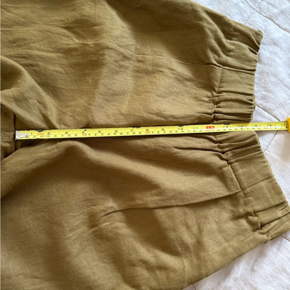 NWOT Elizabeth Suzann Linen Andy Trousers Sz L - Picture 8 of 10